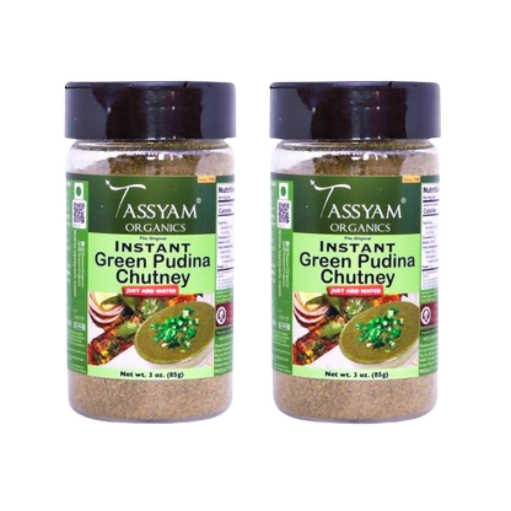 Tassyam Organics Instant Pudina Chutney | Grocsy