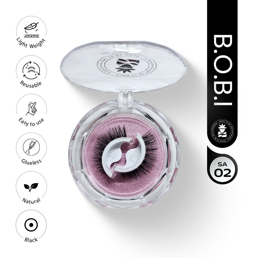 BOBI Self Adhesive Eyelashes SA47 Fox Lash Style – Outer Edge Lift | Grocsy