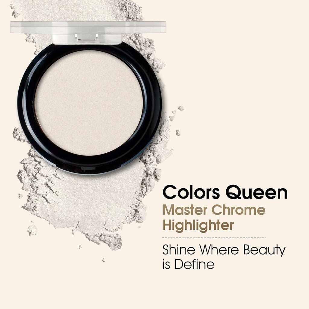 Colors Queen Master Chrome Metallic Highlighter - 01 Ice Cold | Grocsy