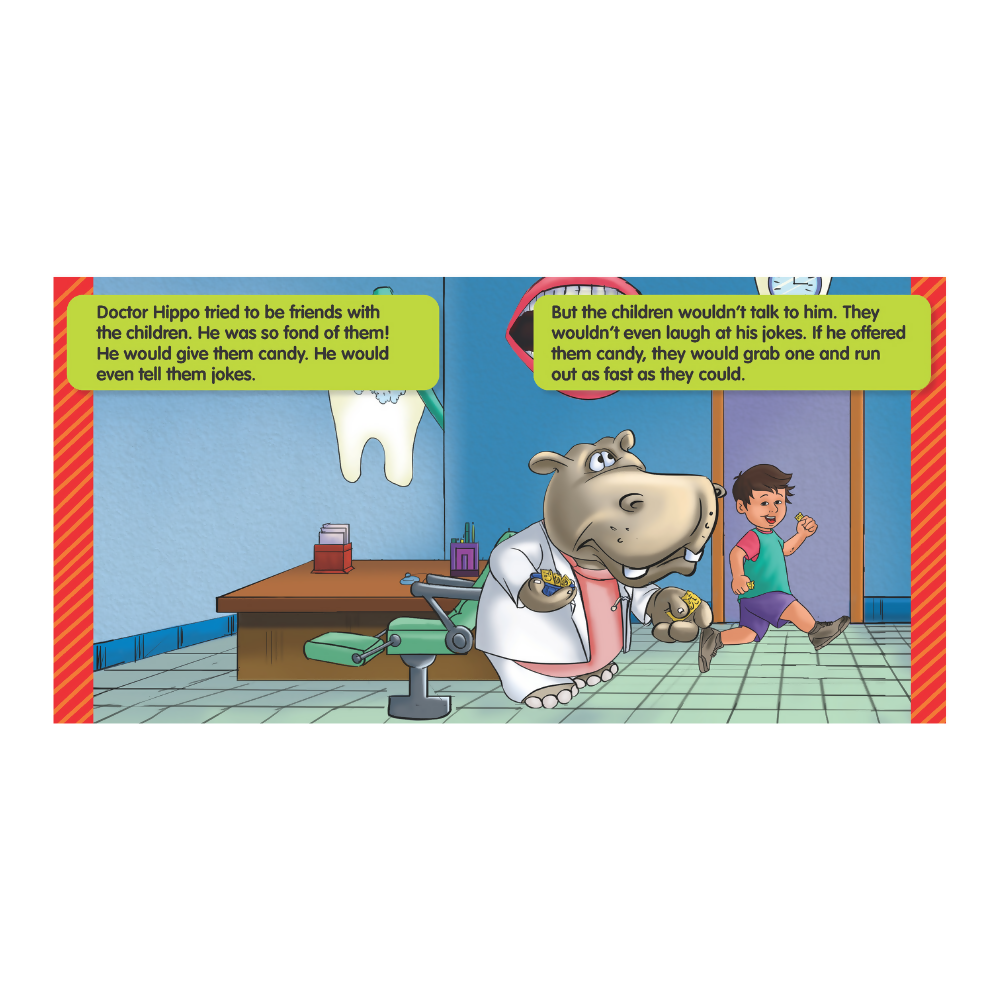 Love To Read Series- Doctor Hippo-2. | Grocsy