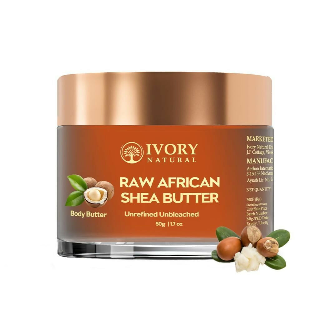 Ivory Natural African Shea Butter Unrefined For Skin and Hair, Rich in Antioxidants and Natural Hydration | Grocsy