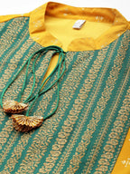 Ahalyaa Women's Traditional Wear Co-ods - Mustard | Grocsy