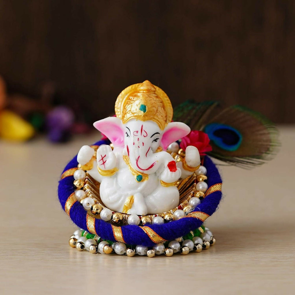 eCraftIndia Polyresin Lord Ganesha Idol | Grocsy