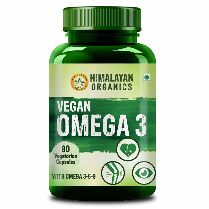 Himalayan Organics Vegan Omega 3 Vegetarian Capsules | Grocsy