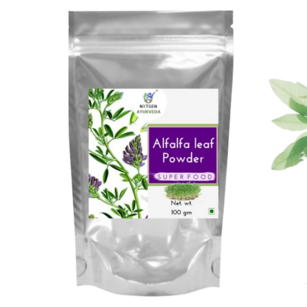 Nxtgen Ayurveda Alfalfa Leaf Powder | Grocsy