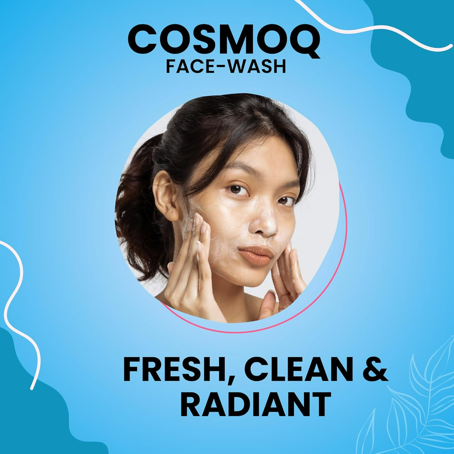 Cosmo Q Cleansing Face Wash Gel for Skin Purifying Formula with Moringa Extract | Grocsy