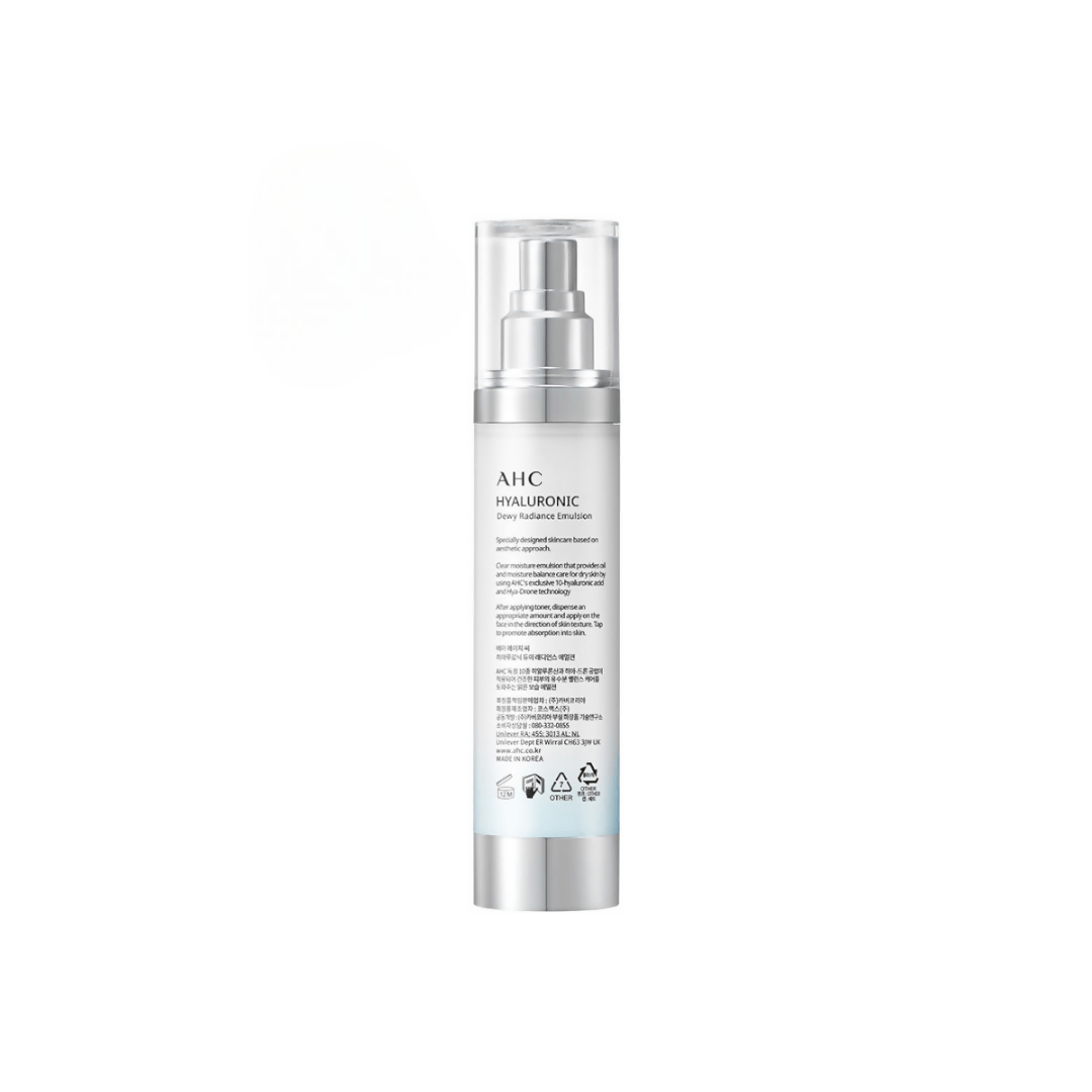 AHC Hyaluronic Dewy Radiance Emulsion Lightweight Moisturizer - Korean skincare | Grocsy