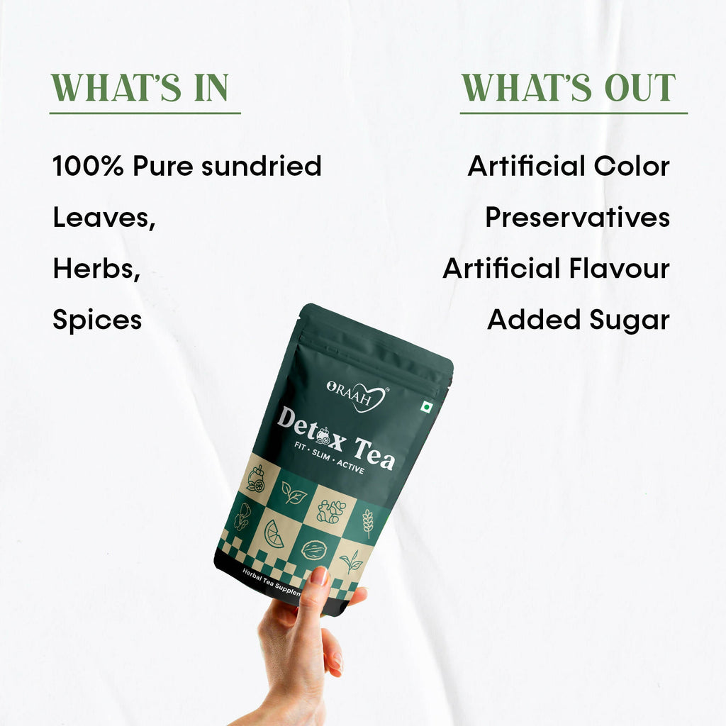 Oraah Detox Herbal Tea for Weight Management | Grocsy