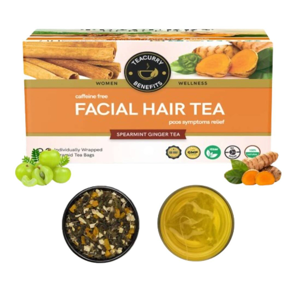 Teacurry Facial Hair Tea Bags | Grocsy