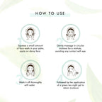 mCaffeine Green Tea Face Wash with Vitamin C & Hyaluronic Acid | Grocsy