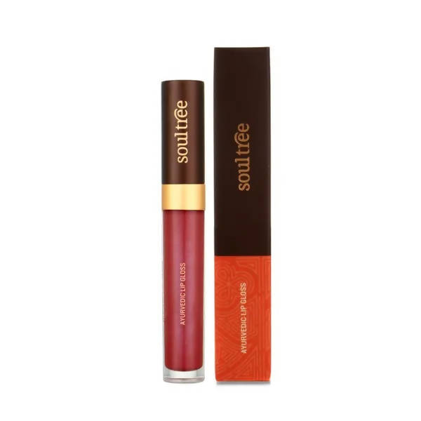 Soultree Ayurvedic Lip Gloss - Lush Berry | Grocsy