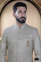 Joban Fashion Men's Pink Base Silk Kurta with Pyjama | Grocsy
