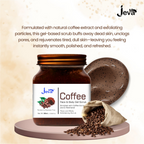 Jeva Coffee Face & Body Exfoliating Gel Scrub | Grocsy