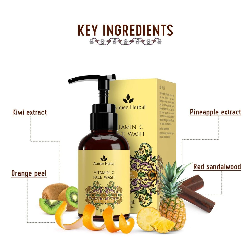 Avimee Herbal Vitamin C Face Wash | Grocsy