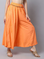 TAG 7 Women Embellished Flared Ethnic Palazzos | Grocsy