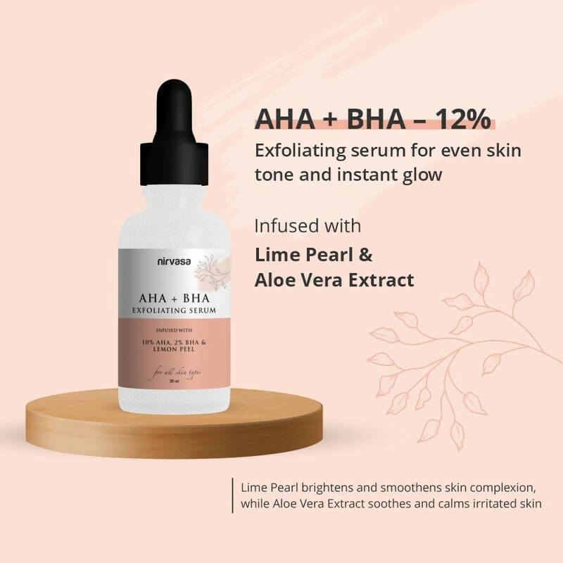 Nirvasa AHA + BHA Exfoliating Serum | Grocsy