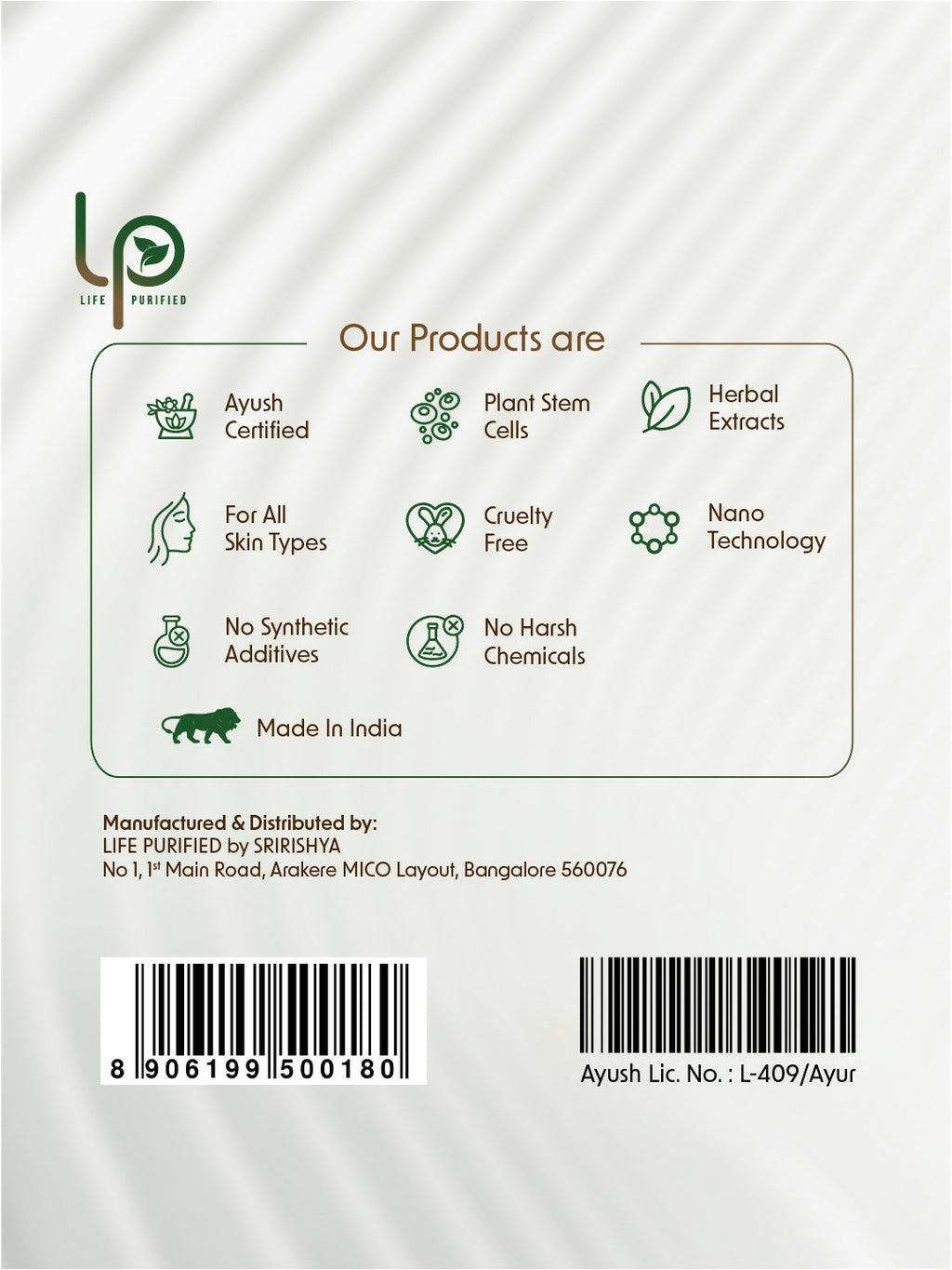 Life Purified Bahyasnehana Almond Oat Moisturiser - Body Lotion - Saffron | Grocsy