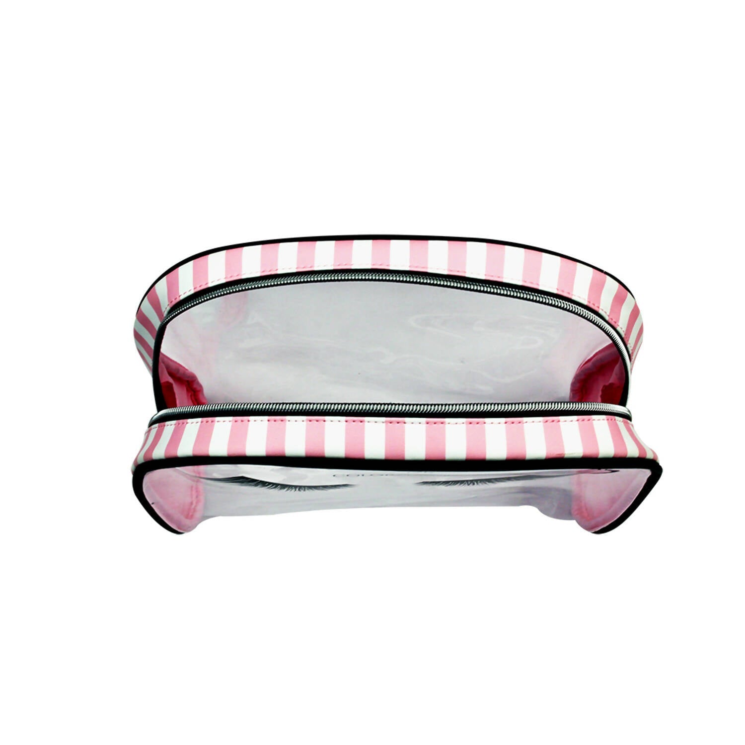 Colorbar Pouch Lips & Lashes Bag In Bag (Set Of Three) - White + Blush Pink | Grocsy