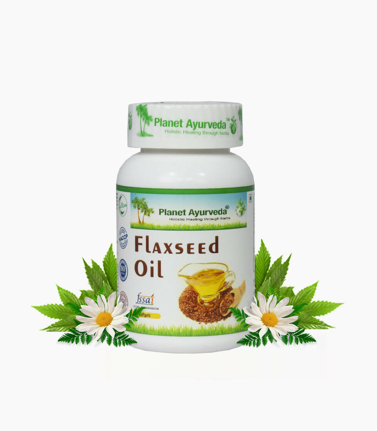 Planet Ayurveda Flaxseed Oil Capsules | Grocsy