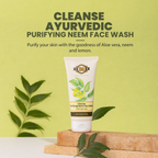 Cleanse Ayurveda Purifying Neem Face Wash | Grocsy