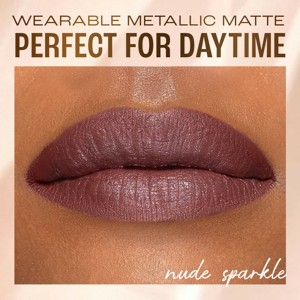 Lakme Be-jewel Shimmer Lip Liquid - Nude Sparkle | Grocsy