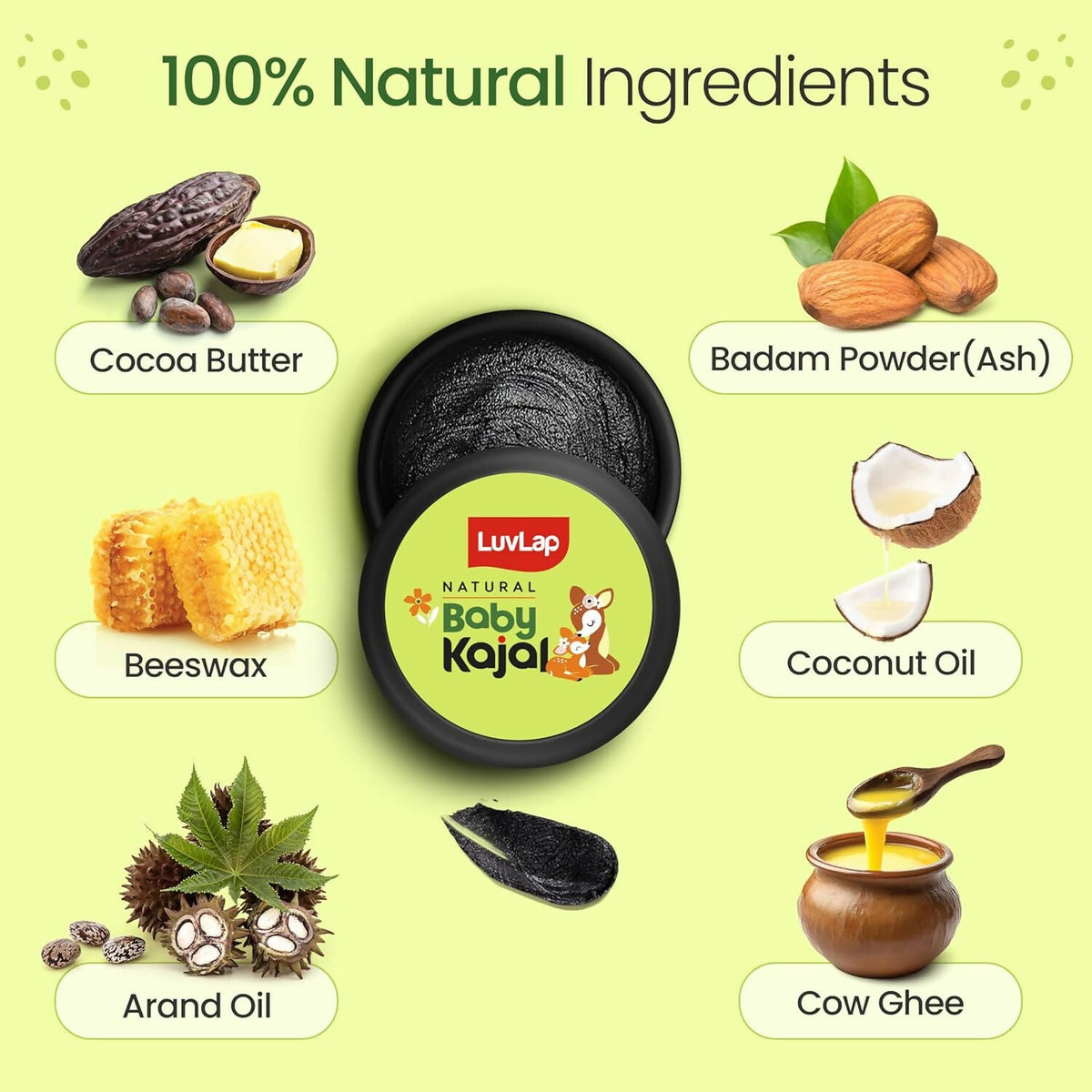 LuvLap 100% Natural Baby Kajal | Grocsy