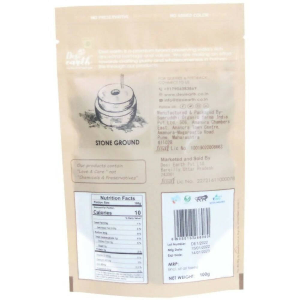 Desi Earth Organic Black Mustard Seeds | Grocsy