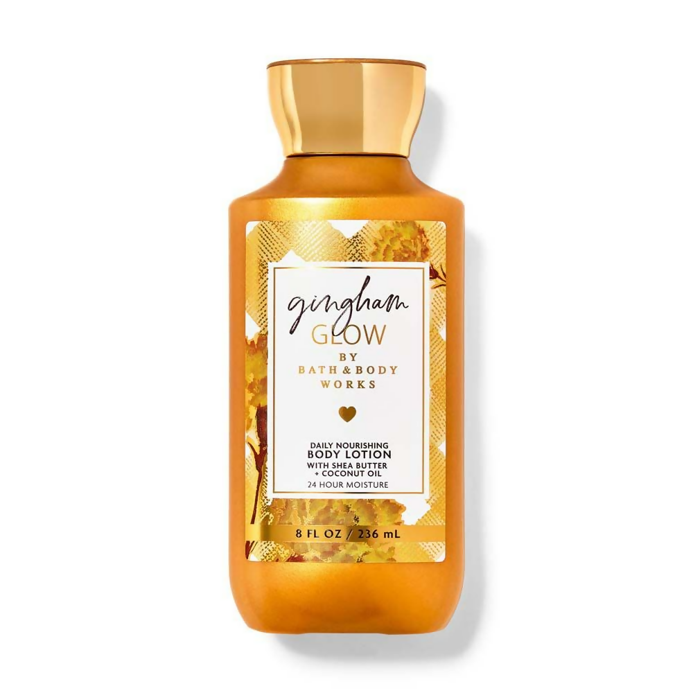 Bath & Body Works Gingham Glow Daily Nourishing Body Lotion | Grocsy