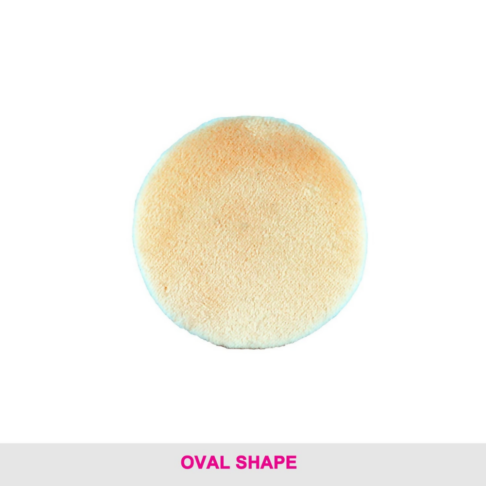 Vega Powder Puff Makeup Cotton Applicator & Foundation blender - Off White | Grocsy