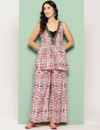 Ahalyaa Women's Traditional Wear Co-ods - Off-white | Grocsy