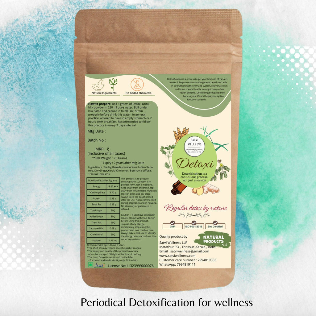 Satvi Wellness Detoxi - Herbal Detox Mix | Grocsy