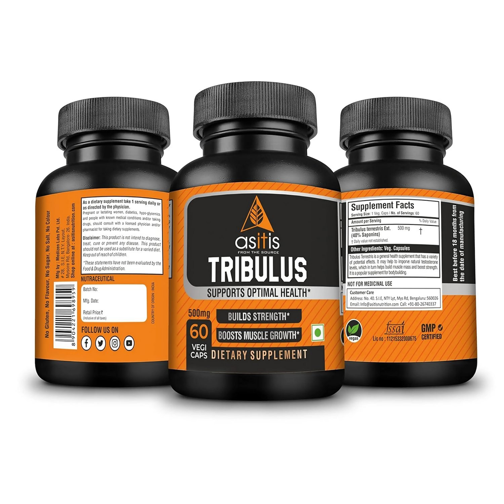 AS-IT-IS Nutrition Tribulus Capsules | Grocsy