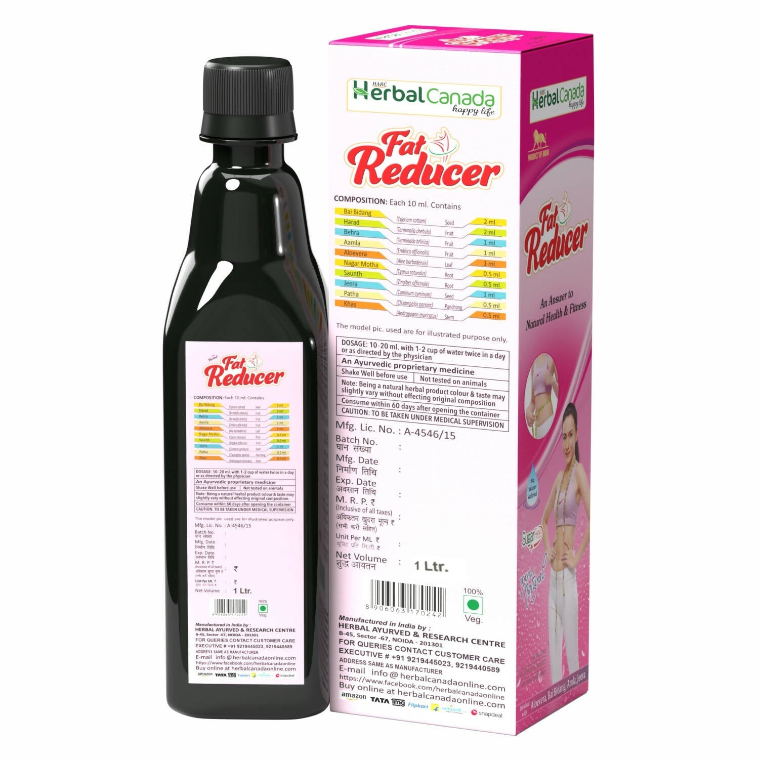 Herbal Canada Fat Reducer | Grocsy