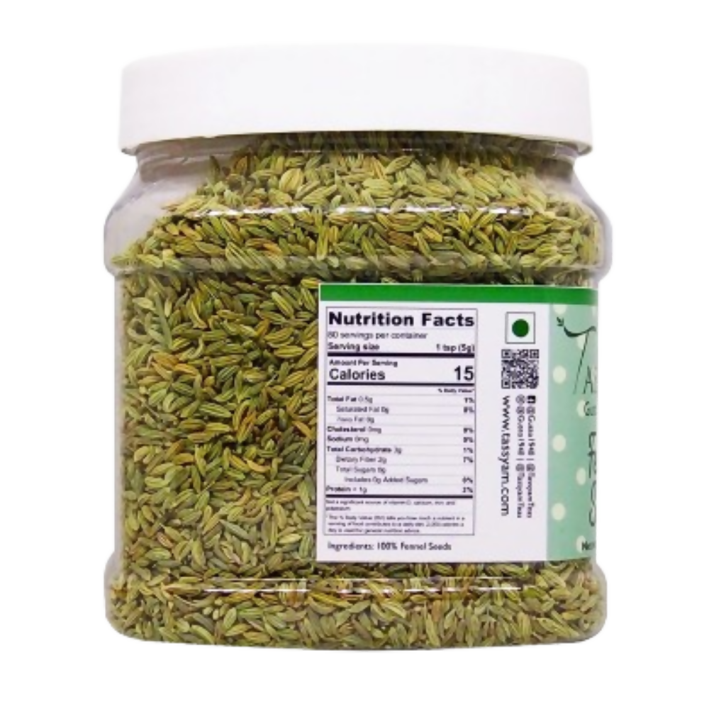 Tassyam Organics Fennel Seeds | Grocsy