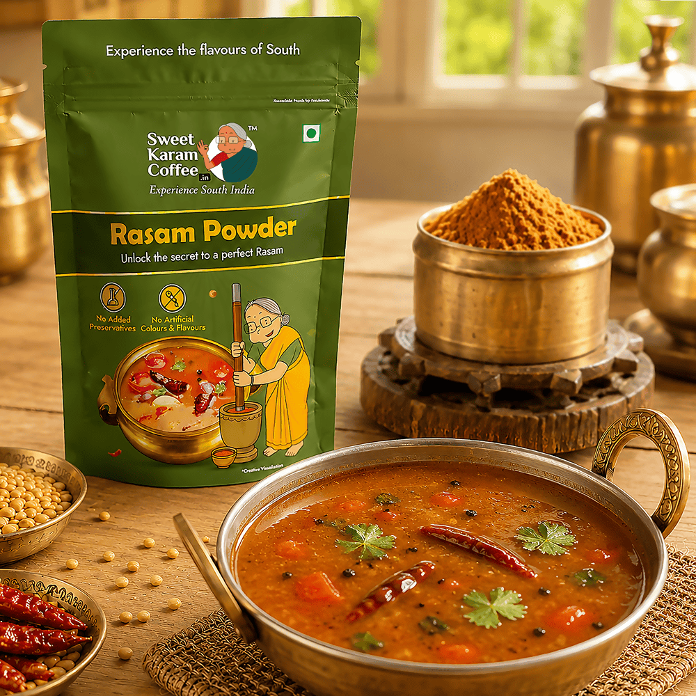 Sweet Karam Coffee Rasam Powder | Grocsy