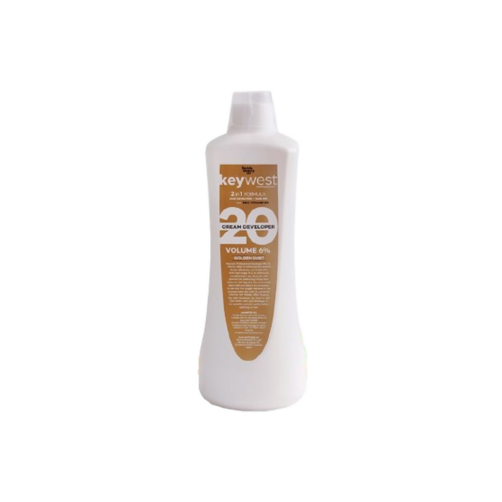 Keywest Professional Hair Color Developer Volume 6% With Pro Vitamin B5 | Grocsy