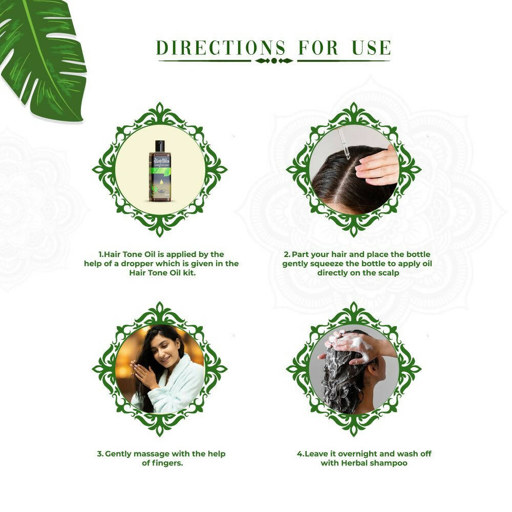 Pharma Science Hair Tone Ayurvedic Hair Oil for Hair Growth | Grocsy