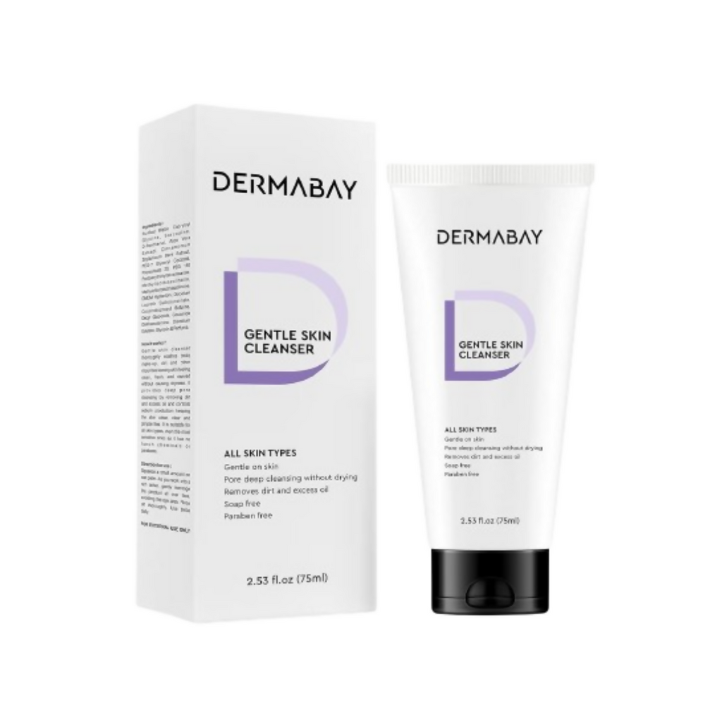 Dermabay Gentle Face Wash Ideal for Acne-Prone, Sensitive, Dry, Oily Skin | Grocsy