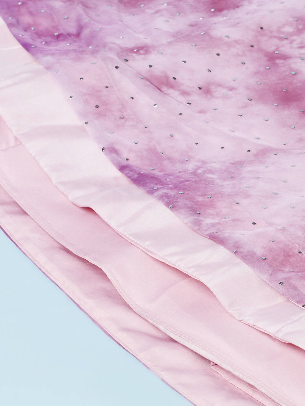 House of Panchhi Lavender Organza Floral Printed Lehenga choli & Dupatta | Grocsy