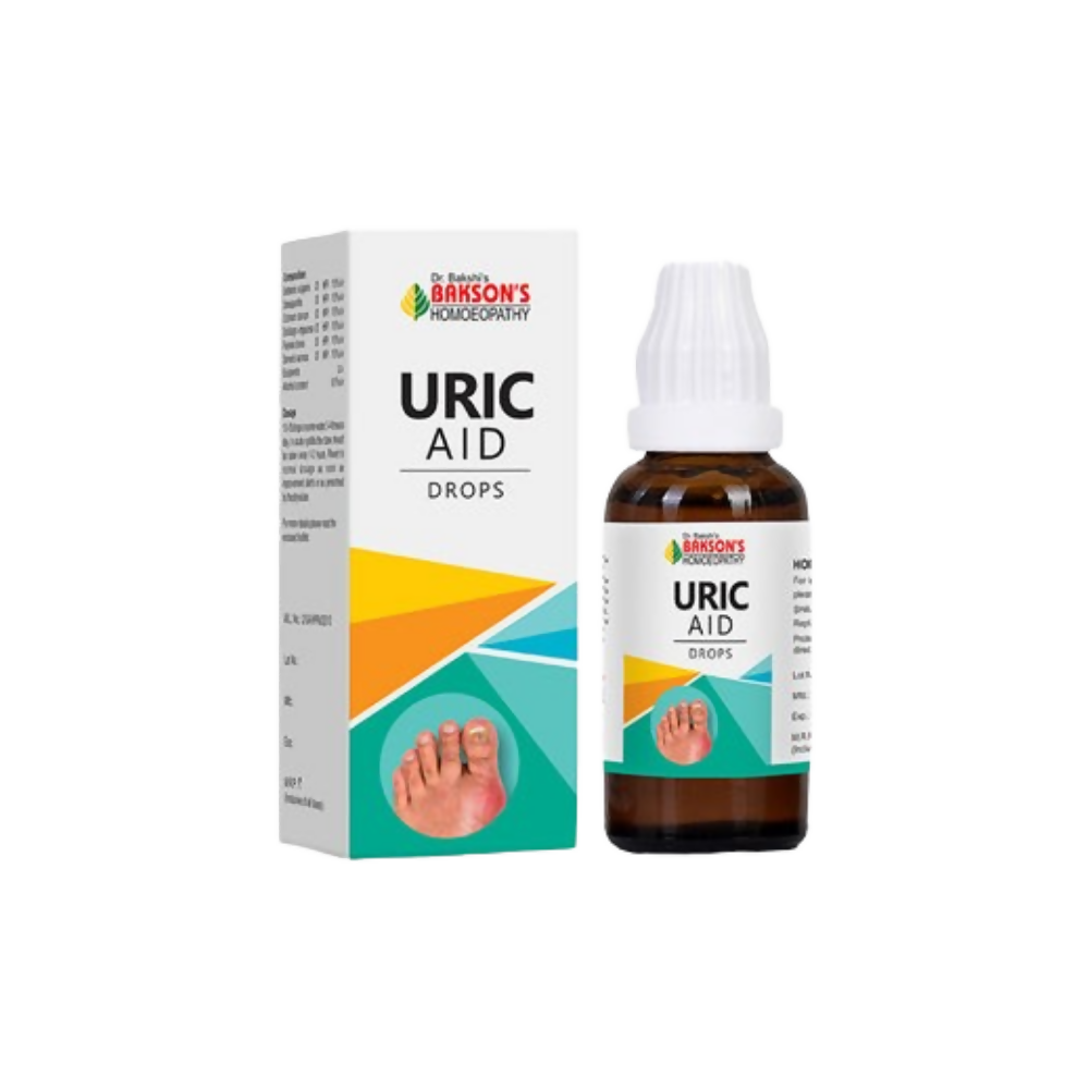 Bakson's Homeopathy Uric Aid Drops | Grocsy