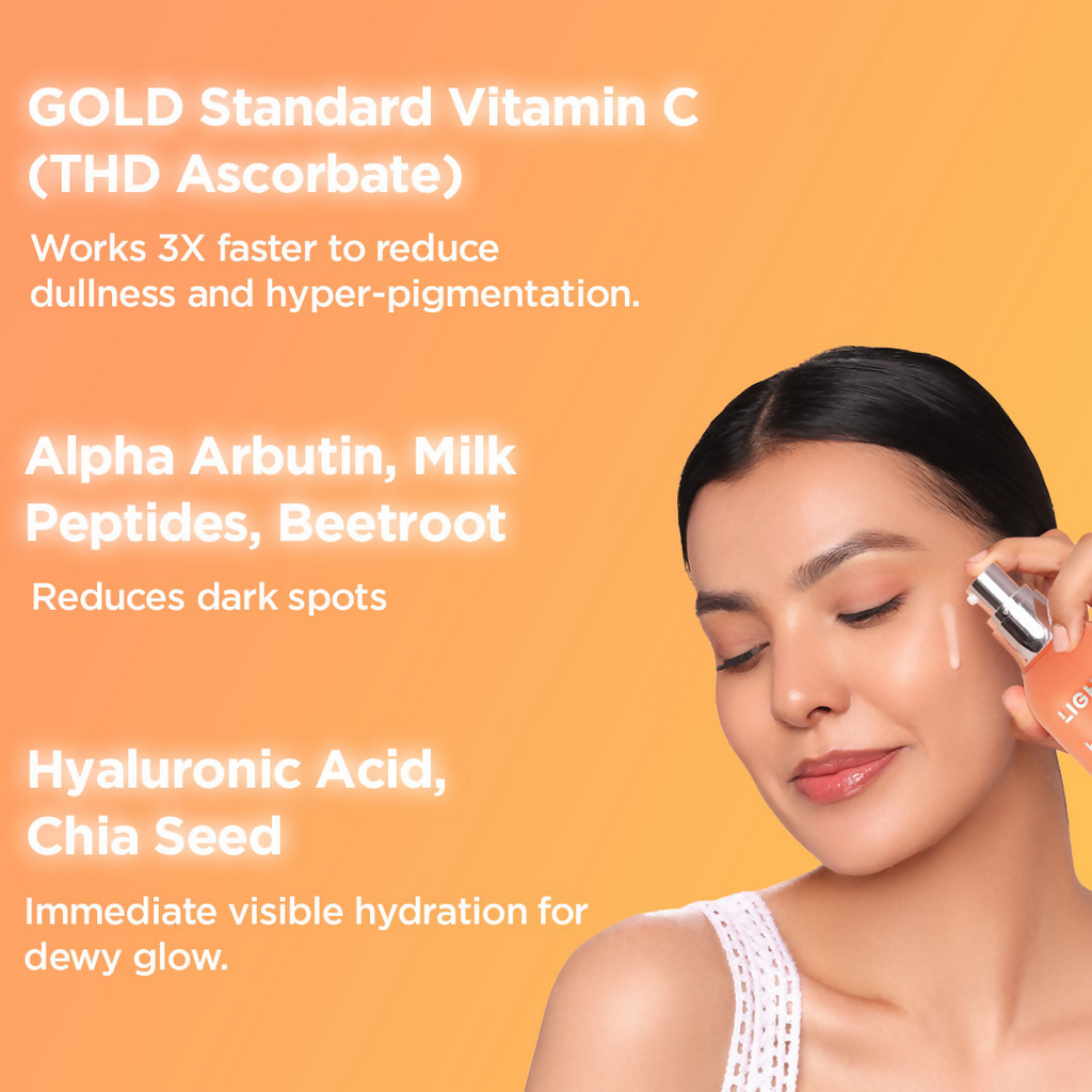 Light Up Thd Ascorbate Vitamin C Face Serum For Glowing Skin | Grocsy