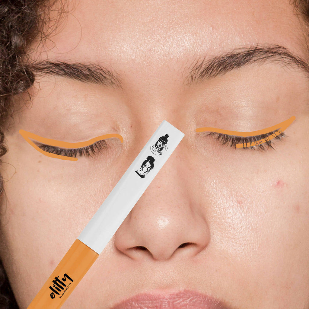 Elitty Eye Gotta Feeling - Pop Eyeliner Matte -Devil's Advocate-Orange | Grocsy