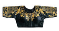 Vamika Black Banglori Silk Embroidery Blouse For Women | Grocsy