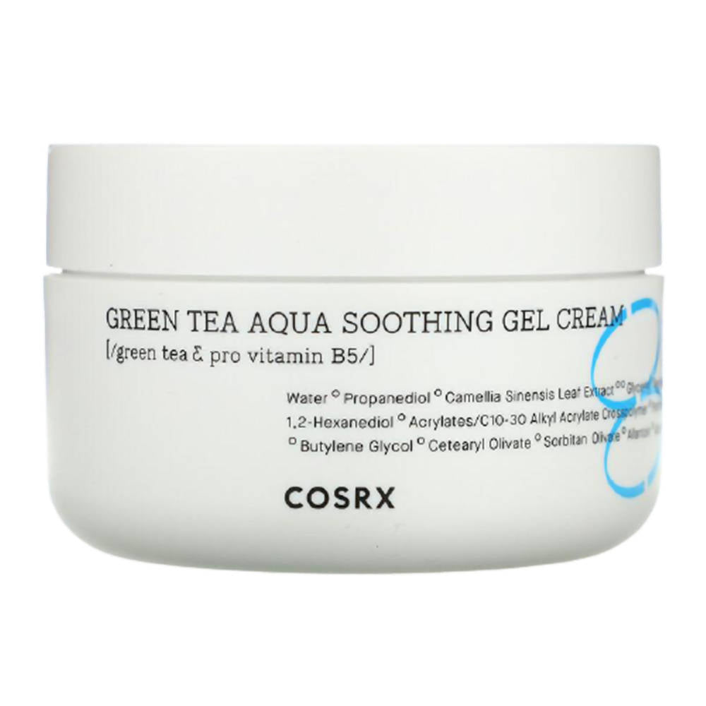 Cosrx Hydrium Green Tea Aqua Soothing Gel Cream - Korean Skincare | Grocsy
