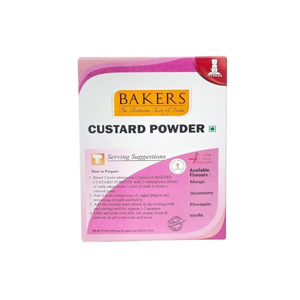 BAKERS Custard Powder - Raspberry | Grocsy