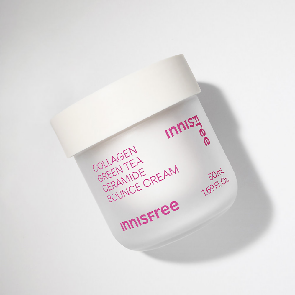 Innisfree Collagen Booster Green Tea Ceramide Bounce Cream | Grocsy