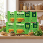 Knacks Coin Khakhra Crisps - Methi-Licious Flavour | Grocsy