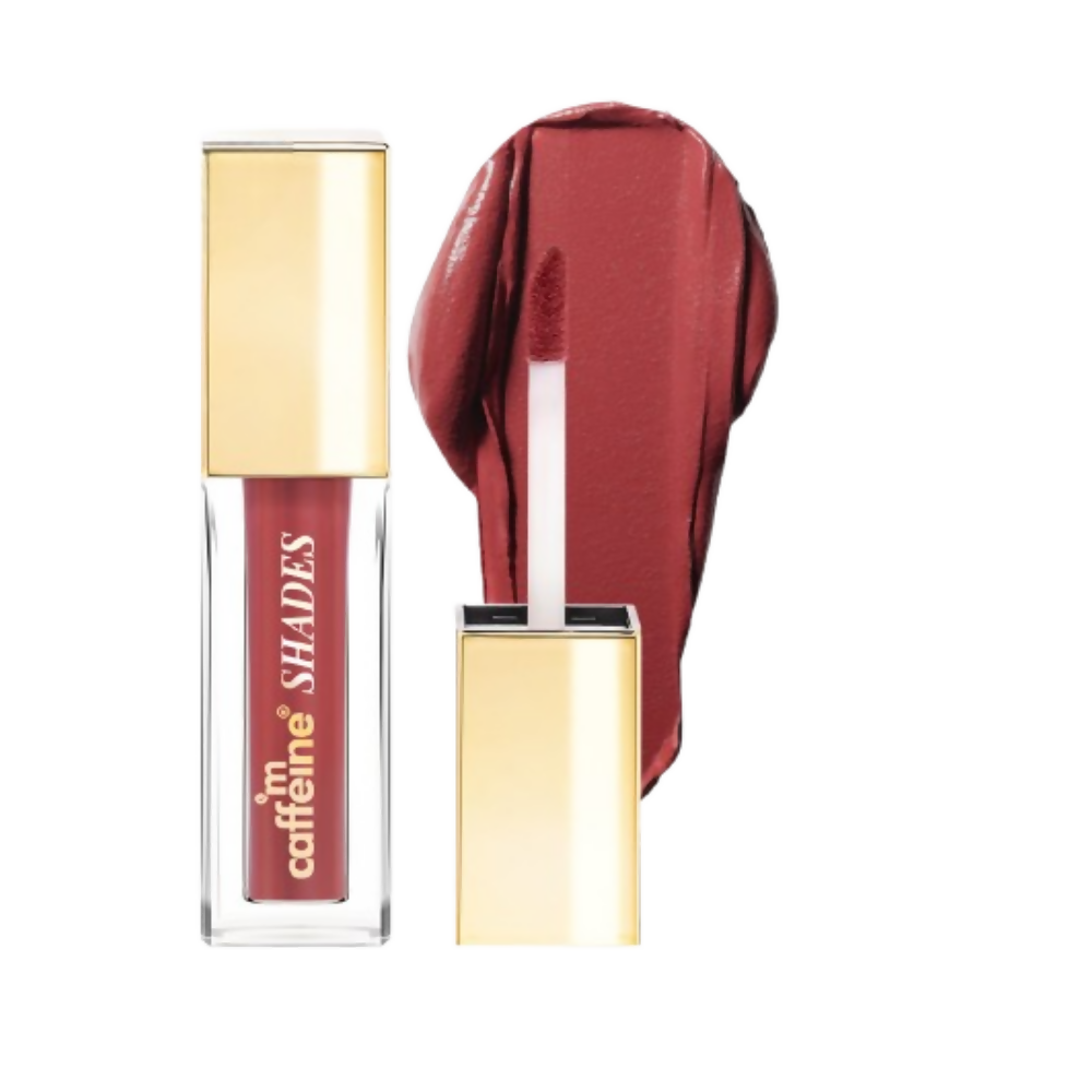 mCaffeine Shades Velvet Blur Matte Liquid Lipstick 12 Hrs Stay & Lightweight - Muted Rose | Grocsy