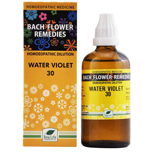 New Life Homeopathy Bach Flower Remedies Water Violet Dilution | Grocsy