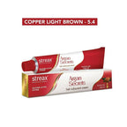 Streax Professional Argan Secrets Hair Colourant Cream - Copper Light Brown 5.4 | Grocsy